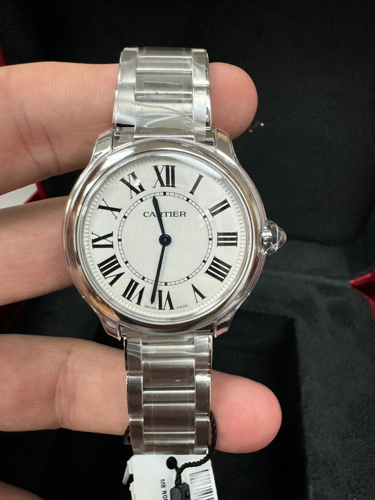 Cartier Ronde Must de Cartier Steel 36 MM - Steel Strap - Silver Dial - WSRN0034