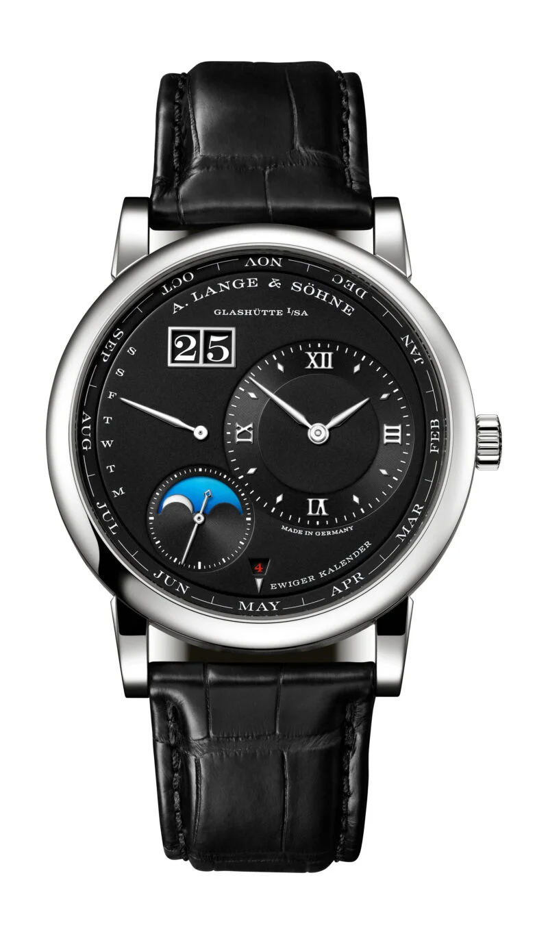 A.Lange & Söhne Lange 1 - Moonphase - 38.5 MM - Platinum - Black Dial - 345.036 E