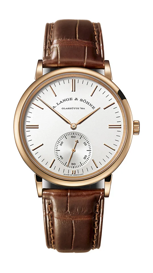 A.Lange & Söhne Saxonia - 38.5 MM - Rose Gold - Silvery Dial - 380.033