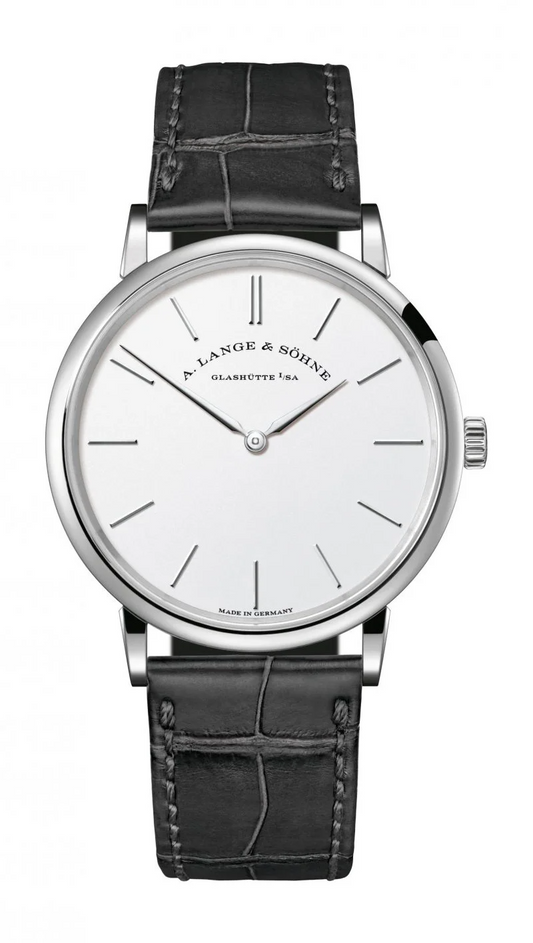 A.Lange & Söhne Saxonia Thin - 37 MM - White Gold - Silvery Dial - 201.027