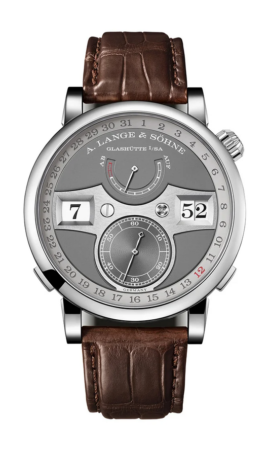 A.Lange & Söhne Zeitwerk - 44.2 MM - White Gold - Grey Dial - 148.038