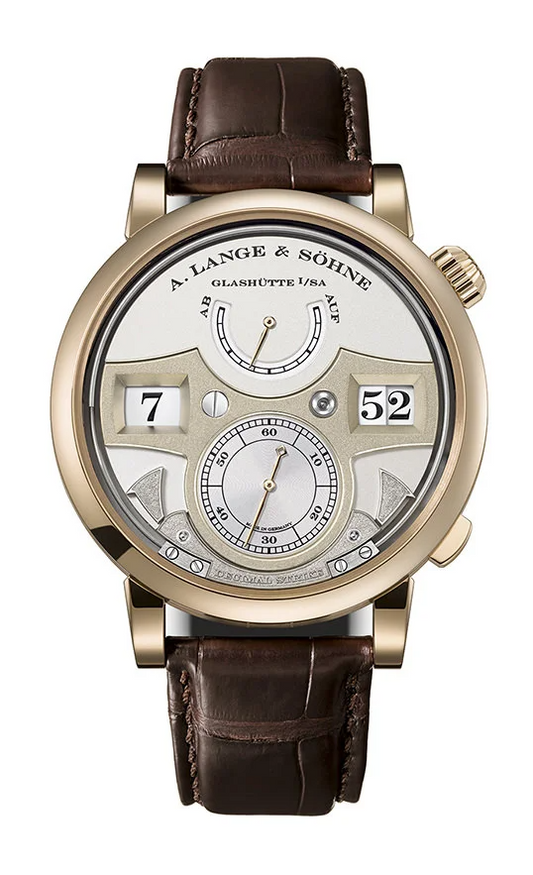 A.Lange & Söhne Zeitwerk - 44.2 MM - Yellow Gold - White Dial - 143.050