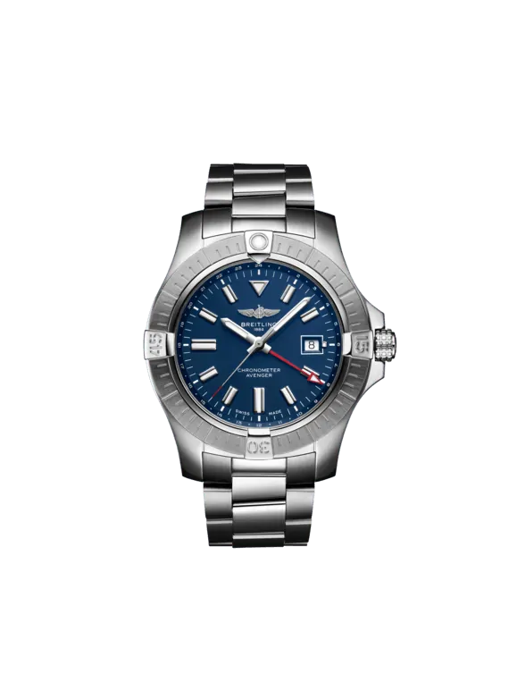 Breitling Avenger Stainless Steel 45 MM - Stainless Steel Bracelet - Blue Dial - A32395101C1A1