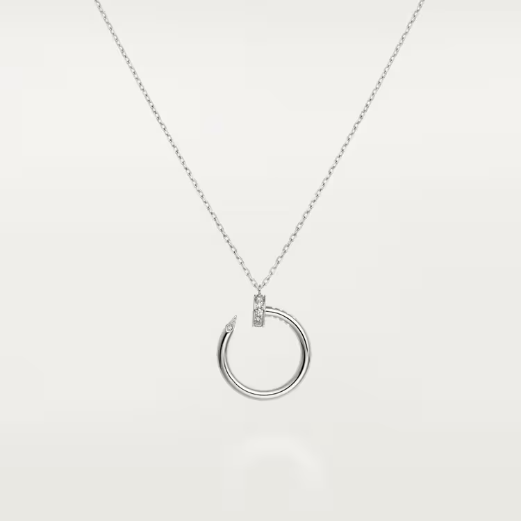 Cartier Juste Un Clou Necklace - White Gold - Diamonds - B7224892