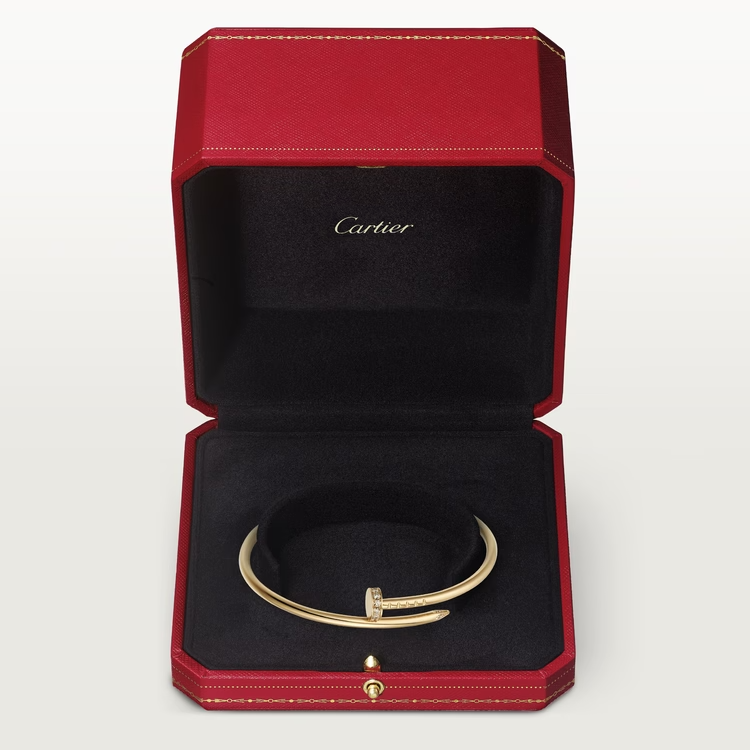 Cartier Juste Un Clou Bracelet - Yellow Gold Small Model - Diamonds - B6066117