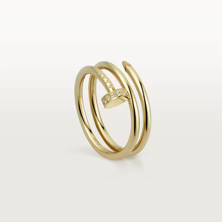 Cartier Juste Un Clou Ring - Yellow Gold Diamonds - B4211800