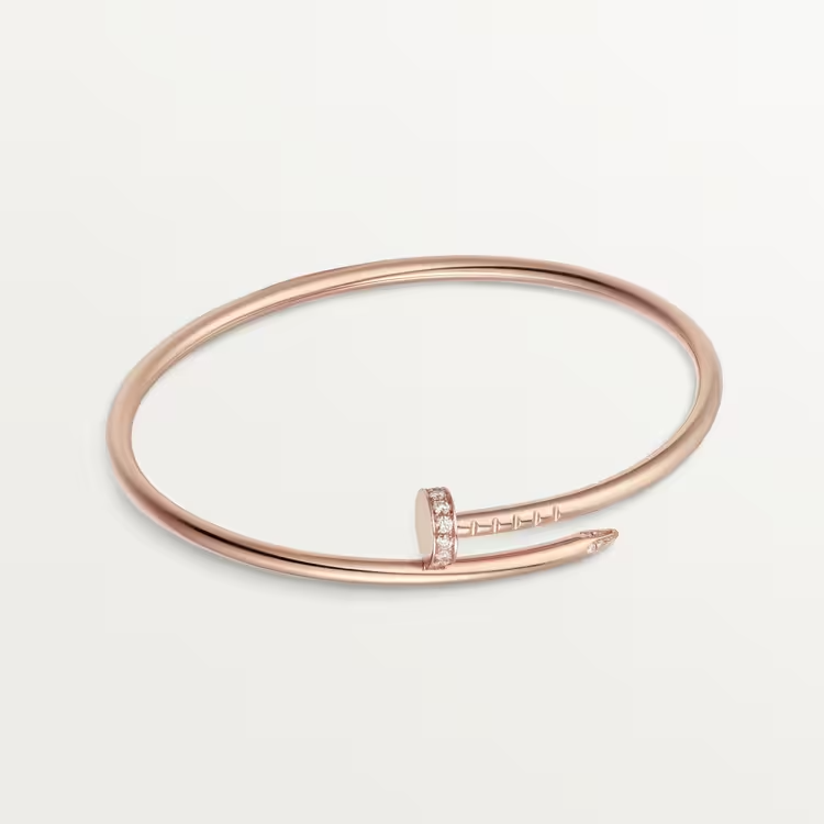 Cartier Juste Un Clou Bracelet - Rose Gold Small Model - Diamonds - B6065817