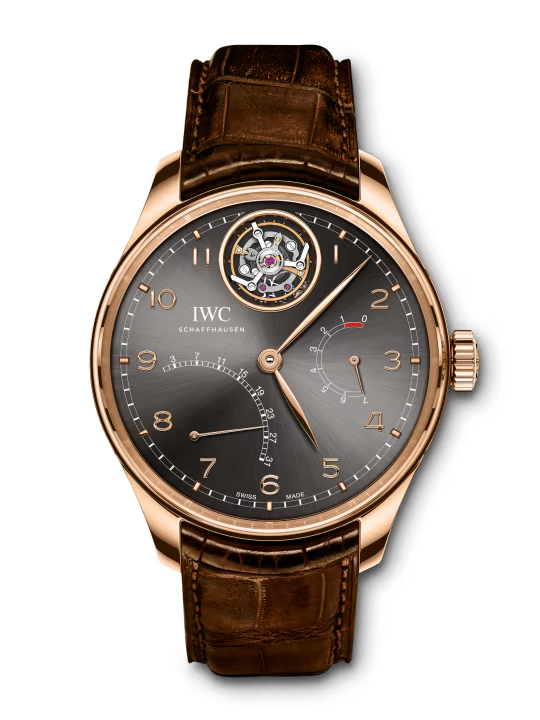 IWC Portugieser - Tourbillon Mystère - Rose Gold - 44.2 MM - Grey Dial - IW504602
