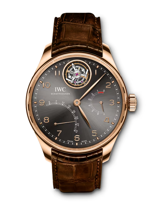 IWC Portugieser - Tourbillon Mystère - Rose Gold - 44.2 MM - Grey Dial - IW504602