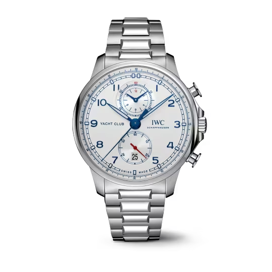 IWC Portugieser Yatch Club Chronograph - Stainless Steel - 44.6 MM - Silver Dial - IW390702