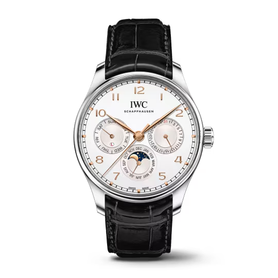 IWC Portugieser Perpetual Calendar - Stainless Steel - 42.4 MM - White Dial - IW344203