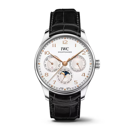 IWC Portugieser Perpetual Calendar - Stainless Steel - 42.4 MM - White Dial - IW344203