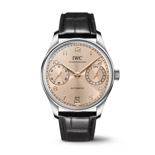 IWC Portugieser - Steel - 42.4 MM - Beige Dial - IW501705