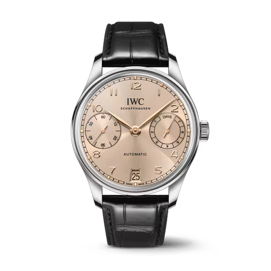 IWC Portugieser - Steel - 42.4 MM - Beige Dial - IW501705