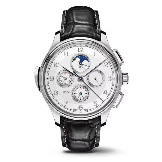 IWC Portugieser - Grande Complication - Chronograph - Perpetual Calendar - Minute Repeater - Platinum - 45 MM - Silver Dial - IW377601