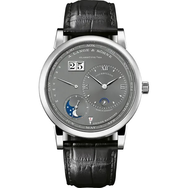 A.Lange & Söhne Lange 1 Tourbillon - Perpetual Calendar and Moonphase - 41.9 MM - White Gold - Grey Dial - 720.038FE