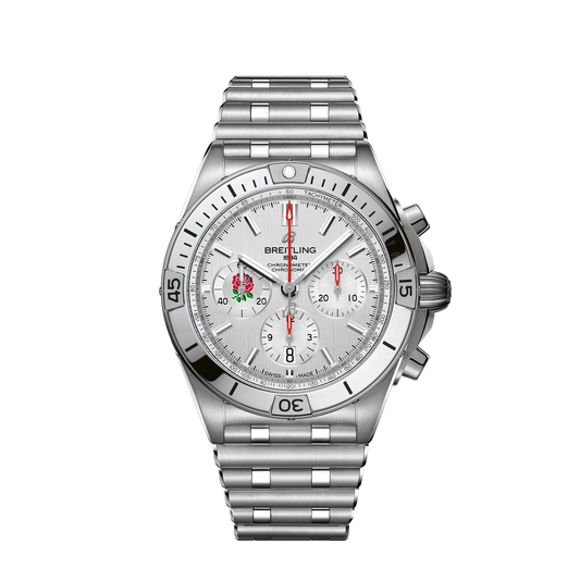 Breitling Chronomat Stainless steel 42 MM - Stainless steel Bracelet - Silver Dial - AB0134A71A1A1