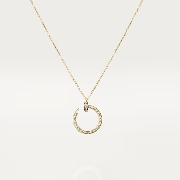 Cartier Juste Un Clou Necklace - Yellow Gold - Diamonds - B7224895