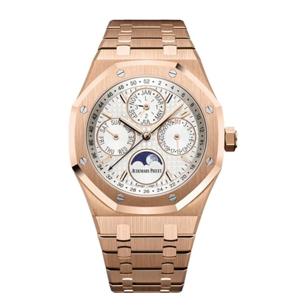 Audemars Piguet - Royal Oak - Perpetual Calendar and Moonphase - 41 MM - Rose Gold - 26574OR.OO.1220OR.01