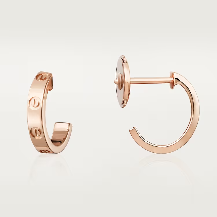 Cartier Love Earrings - Rose Gold - B8029000