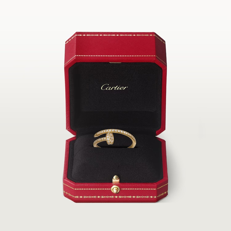 Cartier Juste Un Clou Ring - Yellow Gold - Diamonds - B4231500