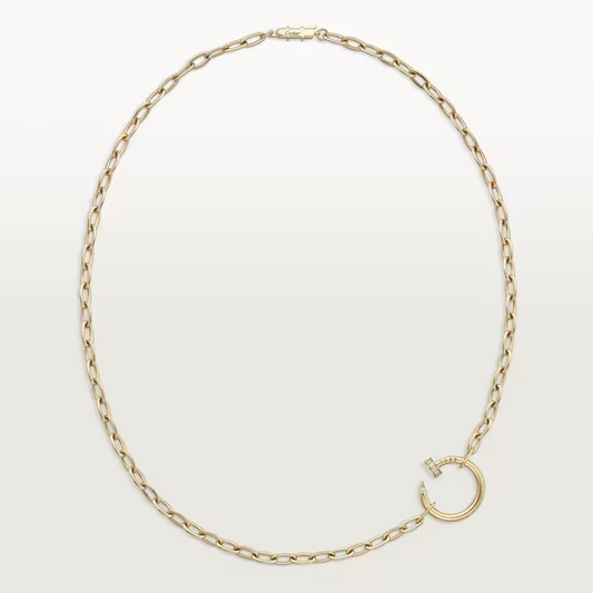 Cartier Juste Un Clou Necklace - Yellow Gold Small Diamonds - B7224904