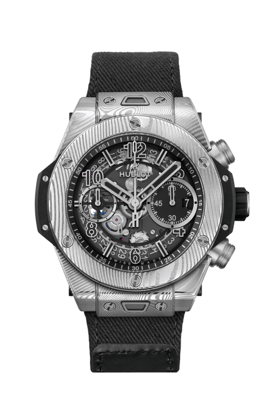 Hublot Big Bang Unico Gourmet 42 MM - Black Velcro Strap - Matte Black Skeleton Dial - 441.DS.1170.NR.GAS22