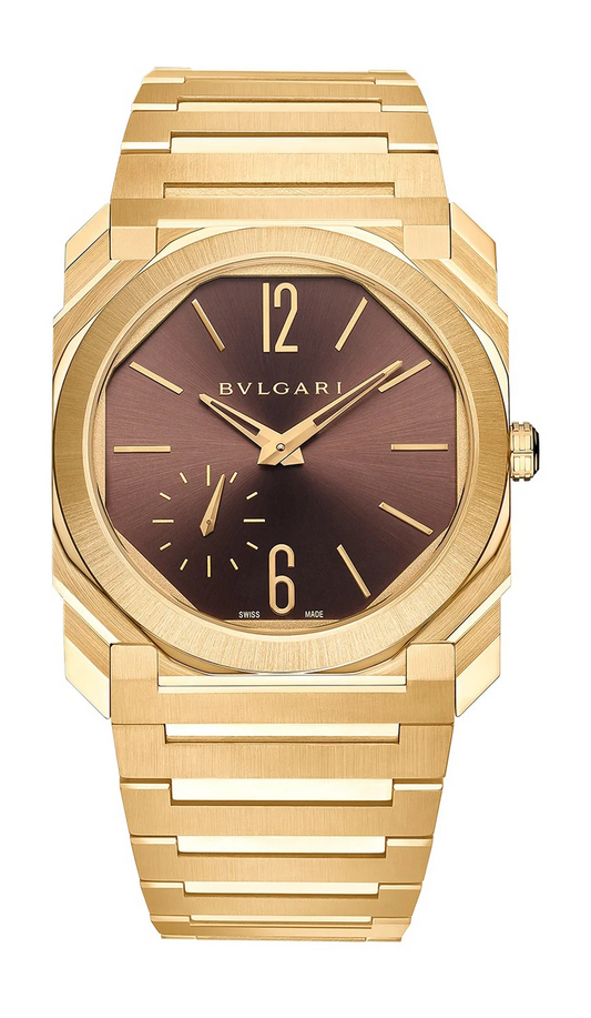 Bvlgari Octo Finissimo - 40 MM - Yellow Gold - Brown Dial - 103717