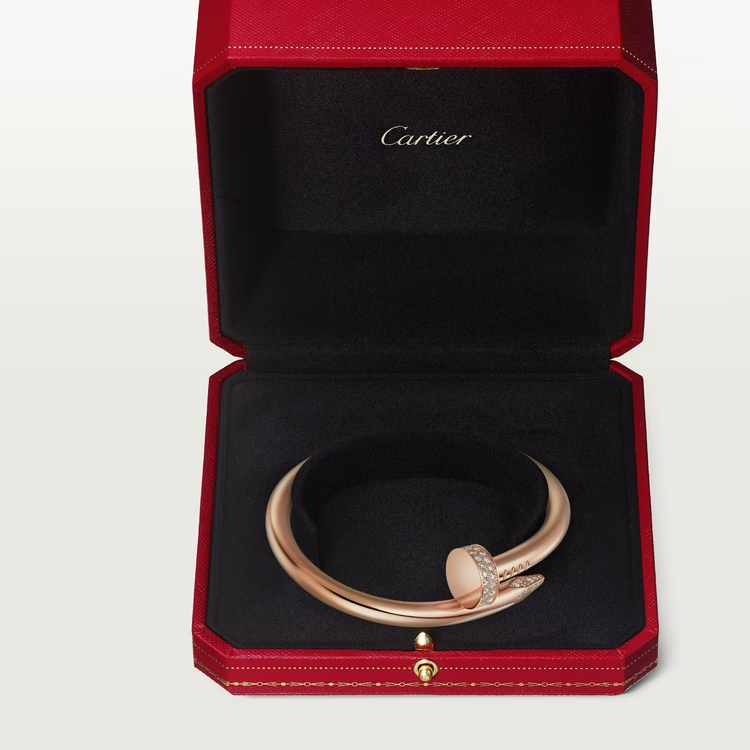 Cartier Juste Un Clou Bracelet - Rose Gold - Diamonds - N6721717