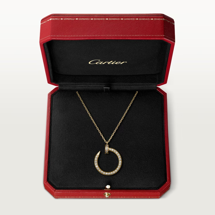 Cartier Juste Un Clou Necklace - Yellow Gold - Diamonds - B7224896