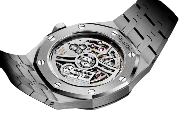 Audemars Piguet Royal Oak Selfwinding Flying Tourbillon 37 MM - Stainless Steel Bracelet - Plum Dial - 26660ST.OO.1356ST.01