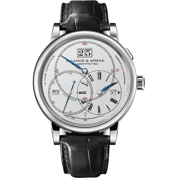 A.Lange & Söhne Richard Lange Perpetual Calendar - 45.5 MM - White Gold - Silver Dial - 180.026FE