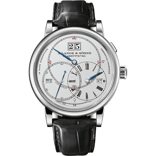 A.Lange & Söhne Richard Lange Perpetual Calendar - 45.5 MM - White Gold - Silver Dial - 180.026FE