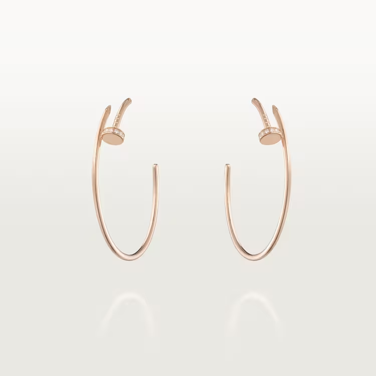 Cartier Juste Un Clou Earrings - Rose Gold - B8301212