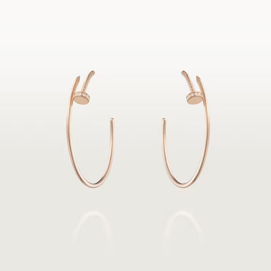 Cartier Juste Un Clou Earrings - Rose Gold - B8301212