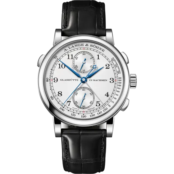 A.Lange & Söhne 1815 Rattrapante - Chronograph - 41.2 MM - Platinum - Silver Dial - 425.025