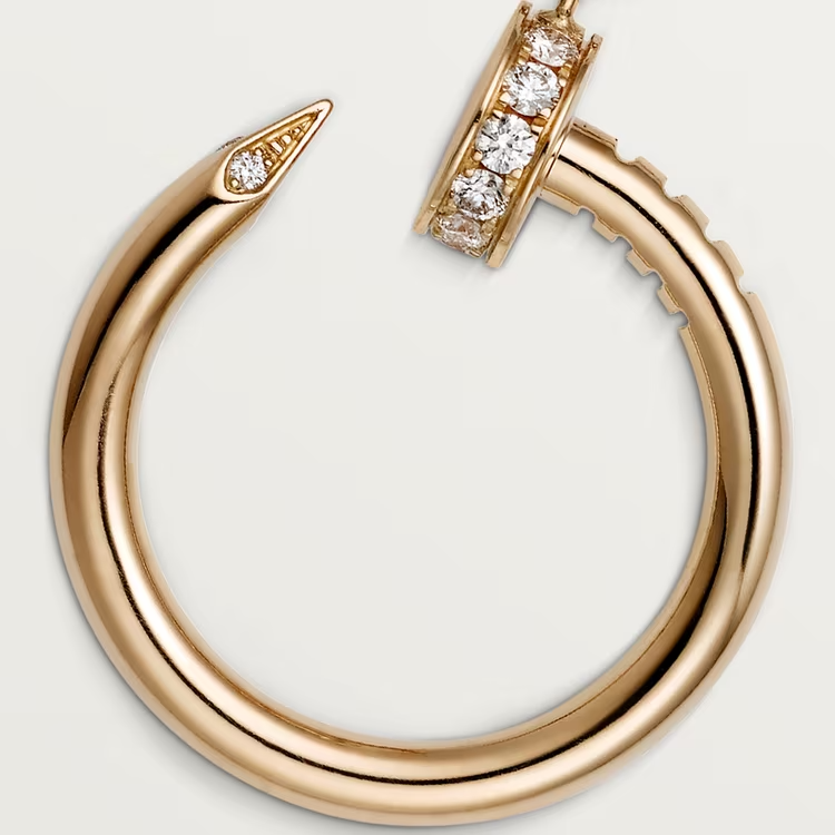 Cartier Juste Un Clou Necklace - Rose Gold - Diamonds - B7224888