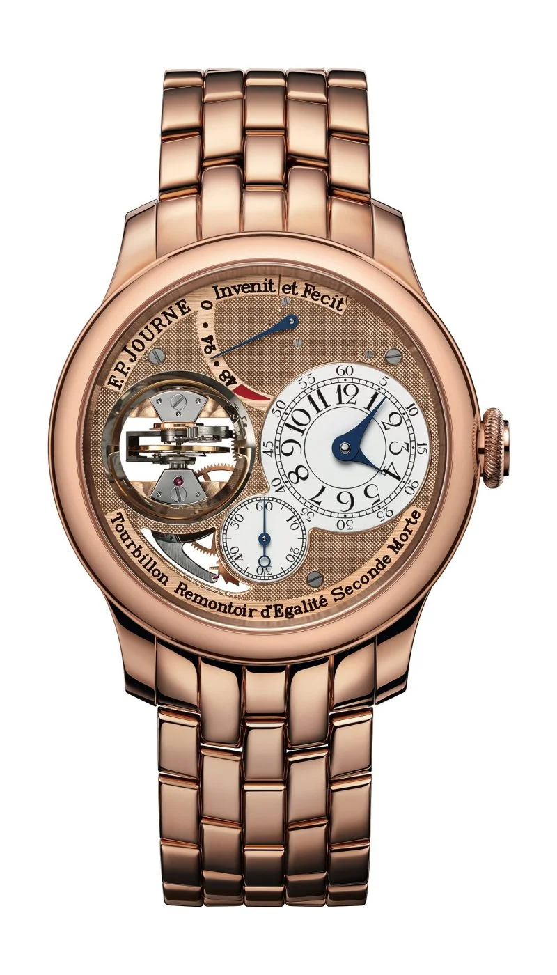 F.P. Journe Classique Tourbillon Souverain Rose Gold 42 MM - Rose Gold Bracelet - Brown Dial - Tourbillon Souverain
