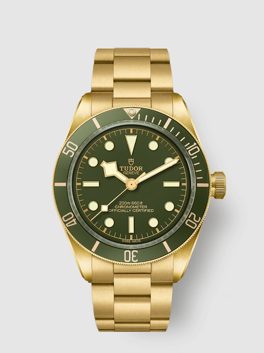 Tudor Black Bay 58 - 39 MM - Yellow Gold - Green Dial - M79018V-0006