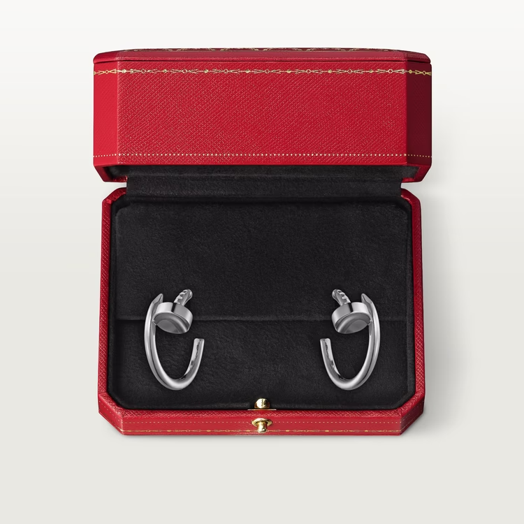 Cartier Juste Un Clou Earrings - White Gold - B8301236