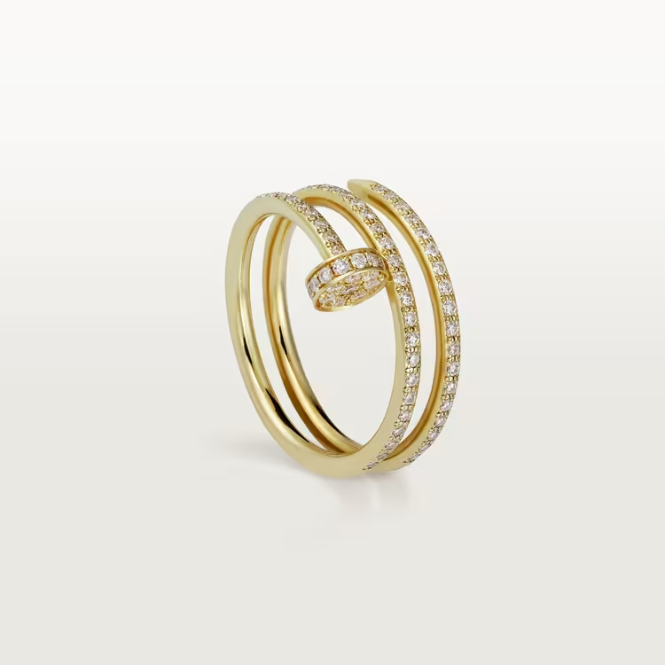 Cartier Juste Un Clou Ring - Yellow Gold - Diamonds - B4211900