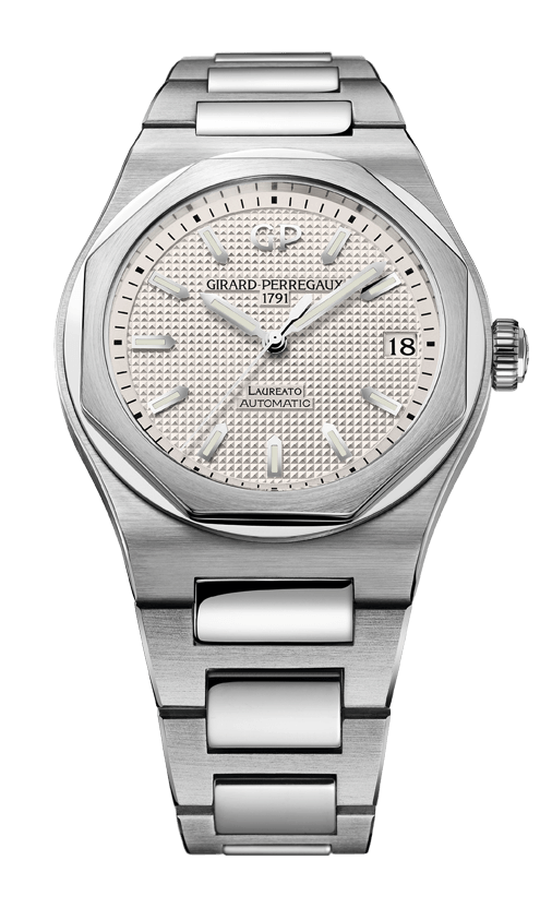 Girard-Perregaux Laureato Stainless Steel 42 MM - Stainless Steel Bracelet - Silver Dial - 81010-11-131-11A