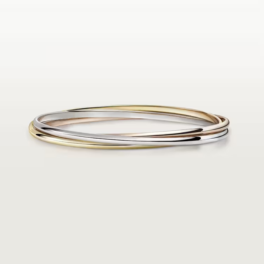 Cartier Trinity Bracelet - White Gold Rose Gold and Yellow Gold Small Model - B6050217