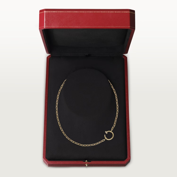 Cartier Juste Un Clou Necklace - Yellow Gold Small Diamonds - B7224904