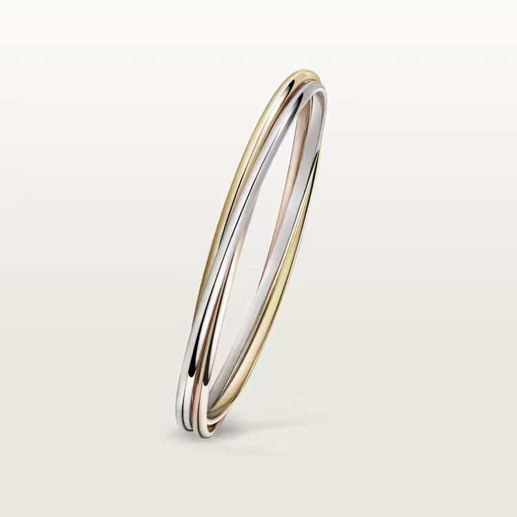 Cartier Trinity Bracelet - White Gold Rose Gold and Yellow Gold Small Model - B6050217