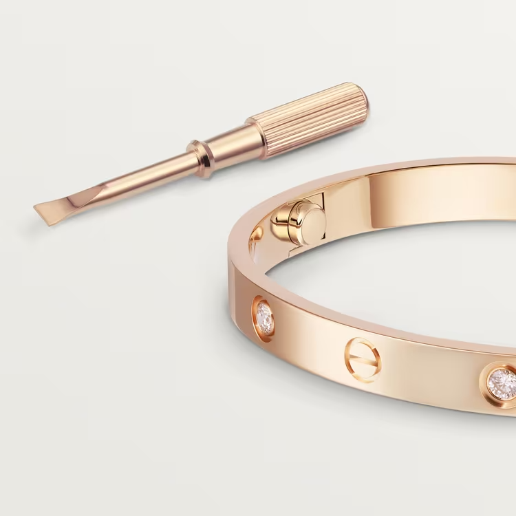 Cartier Love Bracelet Diamonds - Rose Gold - B6069917