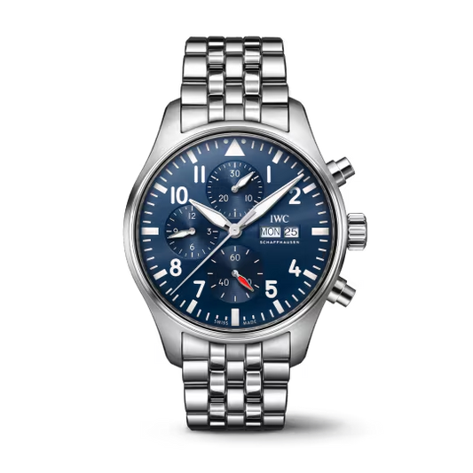 IWC Pilot's - Chronograph - Steel - 43 MM - Blue Dial - IW378004