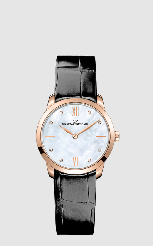 Girard-Perregaux 1966 - 30 MM - Rose Gold - Mother-Of-Pearl Diamond Dial - 49528-52-771-CK6A