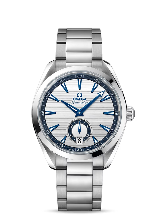 Omega Seamaster Aqua Terra Co Axial Stainless Steel 41 MM - Stainless Steel Bracelet - Silvery Blue Dial - 220.10.41.21.02.004