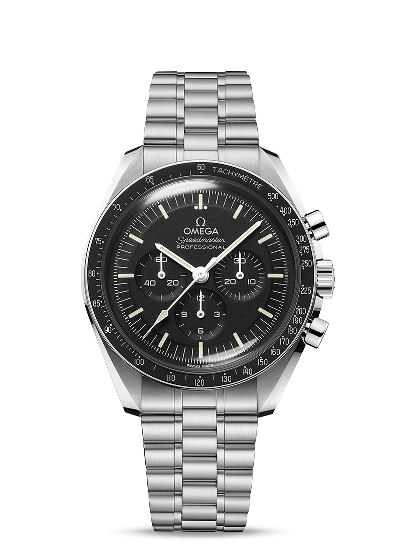 Omega Speedmaster Moonwatch Stainless Steel 42 MM - Stainless Steel Bracelet - Black Dial - 310.30.42.50.01.001
